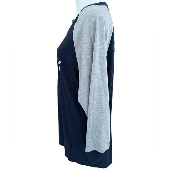 Oakley Men's Logo Regular Fit 3/4 Raglan T-Shirt, ringer style, size L - Picture 4 of 6